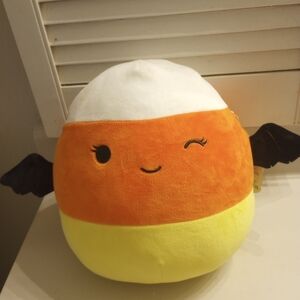 Squishmallows Casey the Candy Corn Bat Plush NWT